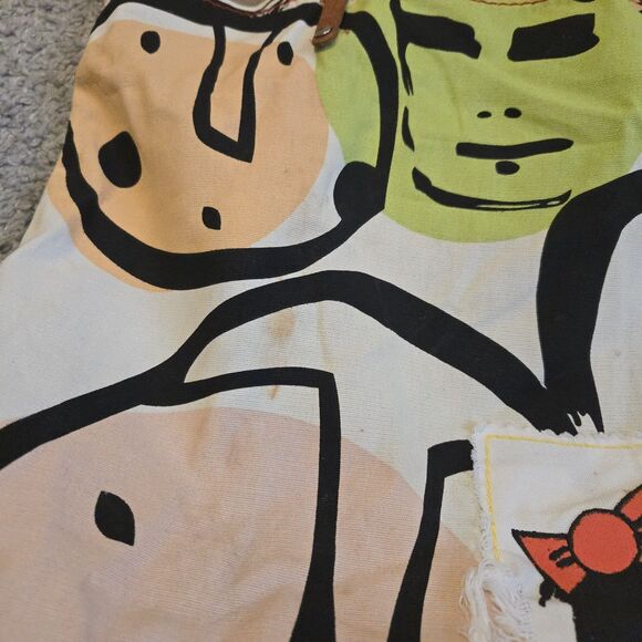 Ali Rapp MFAH Houston Museum Mixed Media Ikea Artist Canvas Tote Bag USED - Picture 2 of 10